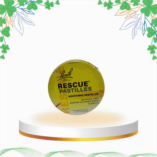 Bach - Rescue Dropsuri cu Aroma Portocala si Soc, 50 gr