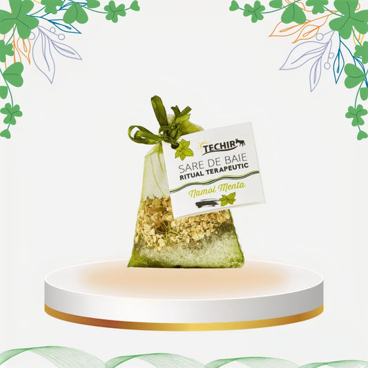 Techir - Sare de Baie Namol si Menta, 63 gr