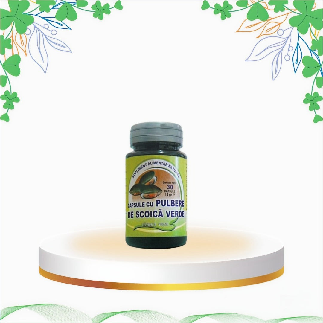 Herbavit - Scoica Verde Pulbere, 30 cp