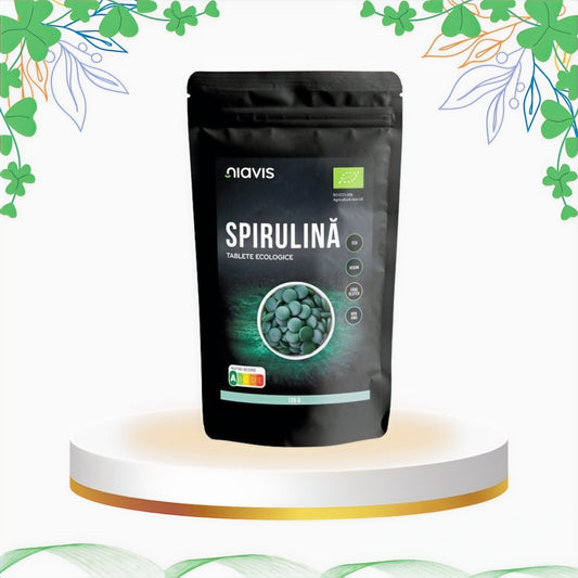 Niavis - Spirulina Tablete Ecologice, 125 gr