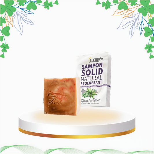 Techir - Sampon Solid Regenerant, 120 gr
