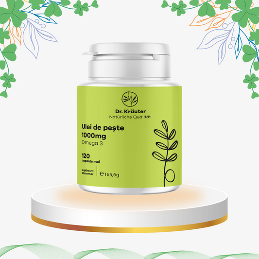 Krauter - Ulei Peste Omega 3 1000 mg, 120 cp