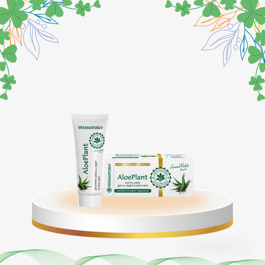 VivaNatura - Gel cu Argint si Aloe, 20ml