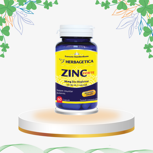 Herbagetica -  Zinc Forte, 60 cp